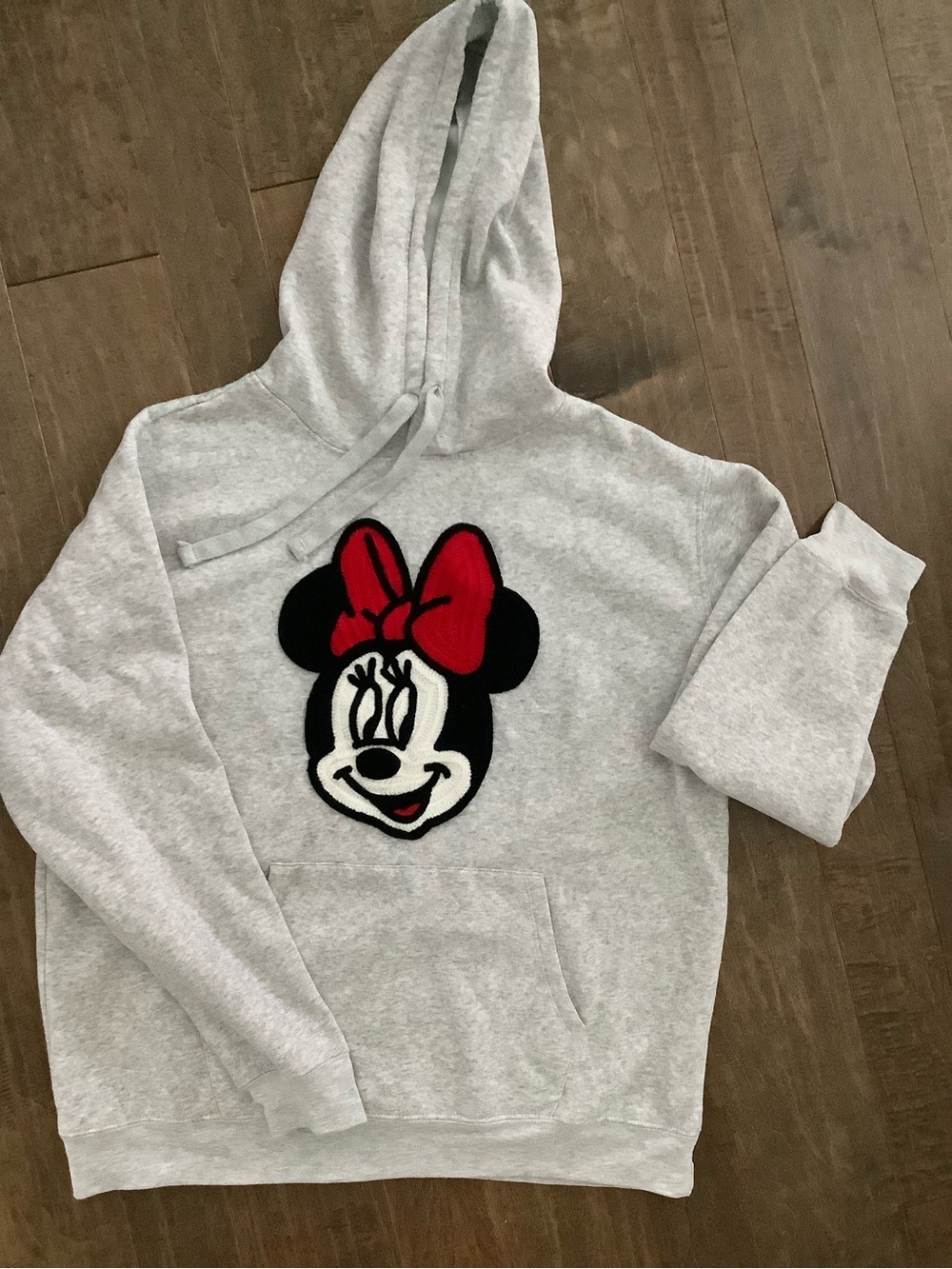 Disney Heather Grey Minnie Mouse Pullover